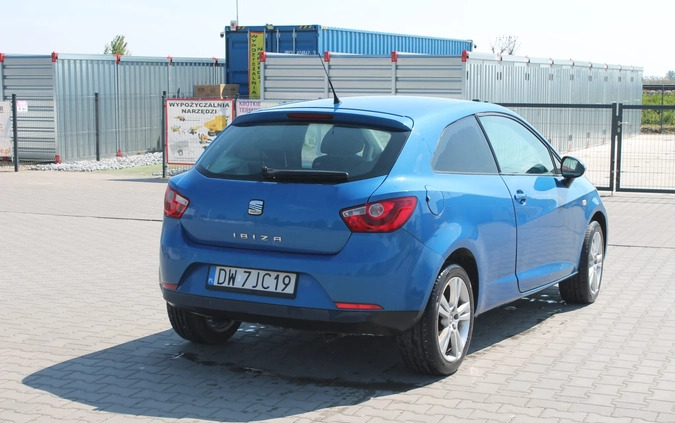 Seat Ibiza cena 12000 przebieg: 170000, rok produkcji 2012 z Wrocław małe 22